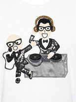Thumbnail for your product : Dolce & Gabbana Designers Patch Cotton Jersey T-Shirt