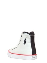 Thumbnail for your product : Ralph Lauren Cotton Canvas High Top Sneakers