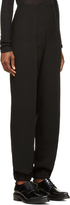Thumbnail for your product : CNC Costume National Black High-Waisted Wool Trousers