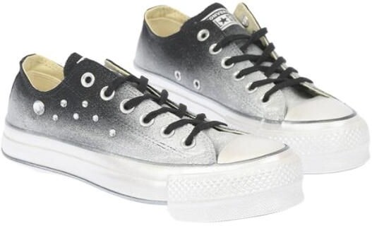 womens silver converse