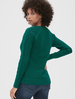Gap Cable-Knit Crewneck Sweater