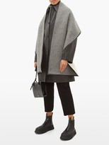 Thumbnail for your product : Kassl Editions Coated-trim Wool-blend Scarf - Grey