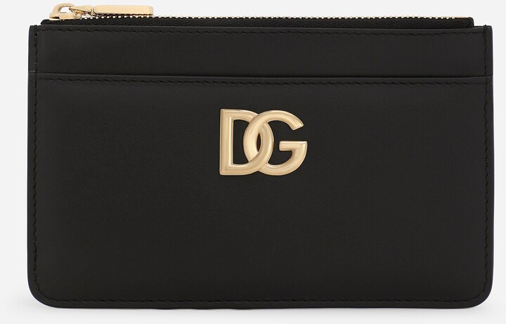 Save 3% Womens Wallets and cardholders Dolce & Gabbana Wallets and cardholders Dolce & Gabbana Leather Calf Credit Card Holder in Black 
