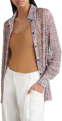 Missoni Crochet-knit Shirt