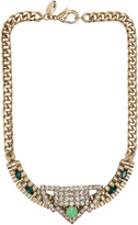 Thumbnail for your product : Iosselliani Gold-plated Brass Necklace in Multi