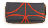 Thumbnail for your product : Orla Kiely Big Zip Wallet - Navy Linear Stem