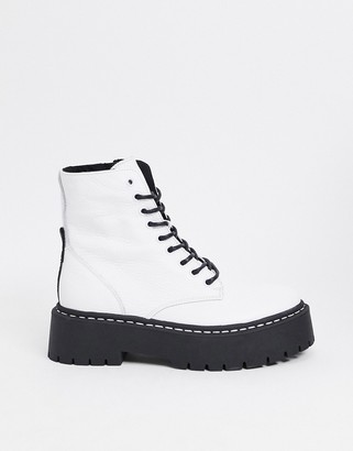 steve madden lace up flats