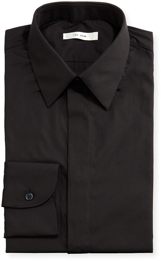 The Row Men's Ethan HiddenButton Sport Shirt ShopStyle