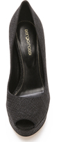 Thumbnail for your product : Sergio Rossi Open Toe Pumps