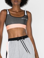 Thumbnail for your product : P.E Nation Side Runner colour-block sports bra