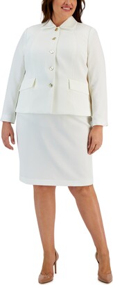 Le Suit Women's White Suits