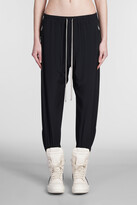Cropped Track Pants In Black Acetate 