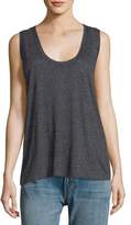 Thumbnail for your product : Etoile Isabel Marant Ricky Scoop-Neck Sleeveless Speckled Tank