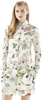 Thumbnail for your product : Gucci Flora Knight-Print Cotton Straight Shirt