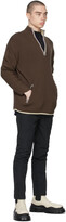 Thumbnail for your product : Arnar Már Jónsson Brown Rib Knit Sweater