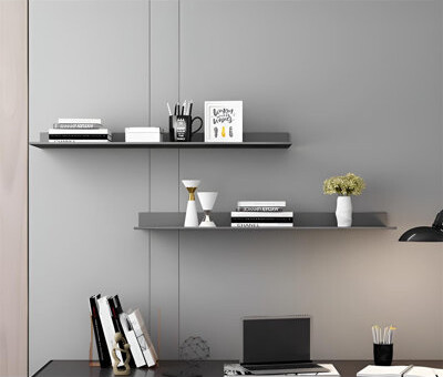 Latitude Run Aluminum Alloy Wall-Mounted Shelf