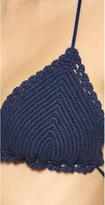 Thumbnail for your product : Zimmermann Porcelain Crochet Bra Bikini