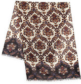 Thumbnail for your product : Tory Burch Damask Printed Wool Scarf