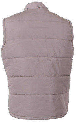 Colin's Mens Hooded Quilted Zip Up Gilet Bodywarmer Studded Front In 2 Colours