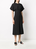 Thumbnail for your product : Victoria Beckham Flared Short-Sleeve Midi Dress