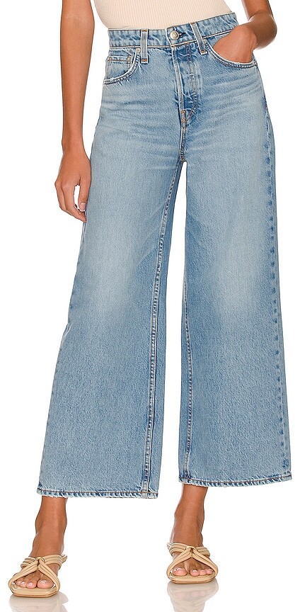 cropped Tomma wide-leg jeans Miinto Dames Kleding Broeken & Jeans Jeans Wide Leg Jeans 