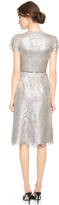 Thumbnail for your product : Marchesa Metallic Lace Dress
