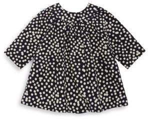 Bonpoint Baby's & Toddler's Polka Dot Long-Sleeve Cotton Dress