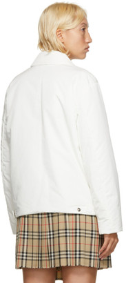 Burberry White Devizes Jacket