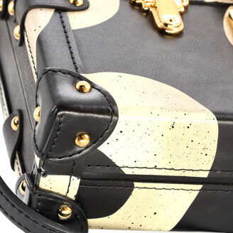 Petite malle leather handbag Louis Vuitton White in Leather - 37776990