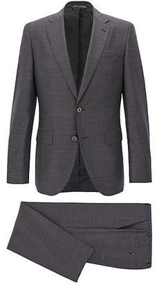 HUGO BOSS Regular-fit virgin wool suit with AMF stitching