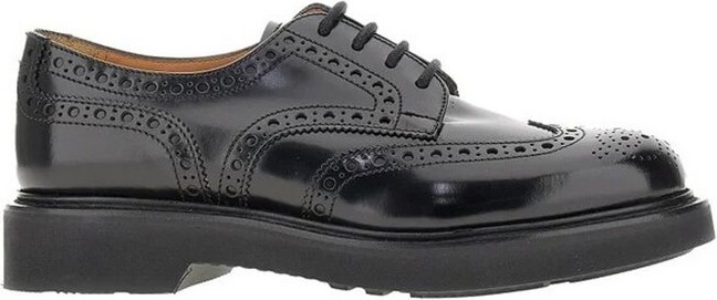 Church's Norwich Polished Fumè Derby Shoes