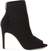 Thumbnail for your product : Karen Millen Knitted Peep-Toe Shoe Boots