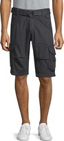 Thumbnail for your product : X-RAY Jeans Belted Cotton Cargo Shorts