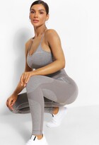 Thumbnail for your product : boohoo Fit Seamfree Contrast Gym Leggings
