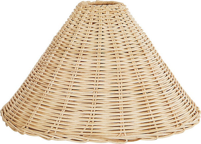 Ballard Designs Felix Articulating Sconce Shade - Wicker Shade