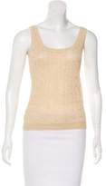 Thumbnail for your product : Ralph Lauren Black Label Cable Knit Sleeveless Top
