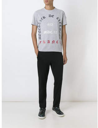 Moncler Printed T-shirt - Grey - Size XL