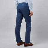 Thumbnail for your product : River Island Blue linen slim fit suit trousers