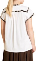 Thumbnail for your product : Marina Rinaldi Plus Size Valido Flutter-Sleeve Top