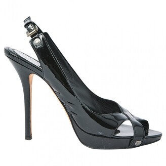 Christian Dior black Patent leather Sandals