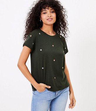 loft green blouse