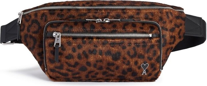 AMI Paris Leopard-Print Belt Bag - ShopStyle