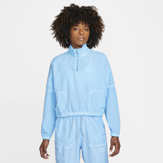 Nike Women's Dri-FIT Retro Fly Jacket in Blue - ShopStyle