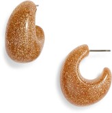 Thumbnail for your product : Kate Spade Glitter 41mm Hoop Earrings
