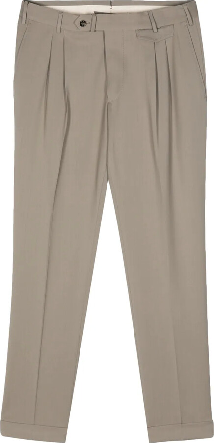 Dell'oglio Tapered Wool Chino Trousers