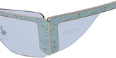 Thumbnail for your product : Fenty by Rihanna Guarded 150MM Mask Sunglasses