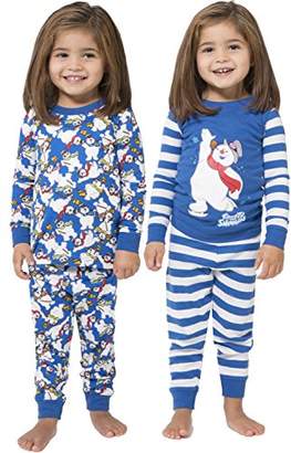 Intimo Frosty The Snowman Kids' Frosty The Snowman 4-Piece Pajama Set