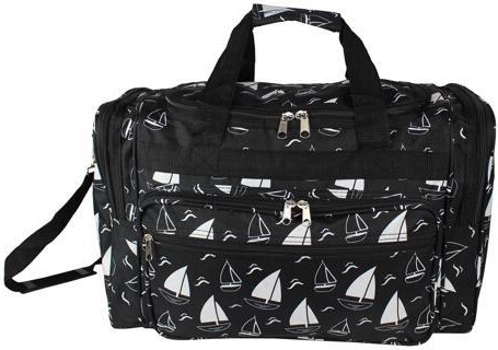 World Traveler 19-Inch Carry-On Duffel Bag - Sailboat