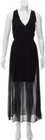 Thumbnail for your product : Alice + Olivia Silk Maxi Dress Black Silk Maxi Dress