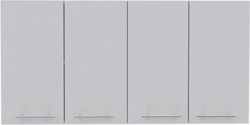 Latitude Run 120 Wall Cabinet with Two Cabinets and Two Shelves